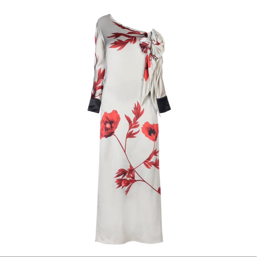 Silk long dress Johanna Ortiz